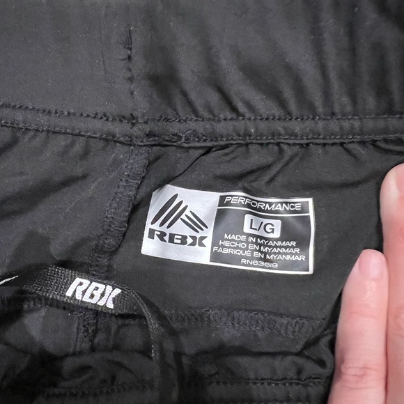 NEW NWT Black Reebok‎ RBX large L running active shorts - Picture 3 of 6